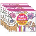 Melissa & Doug Jumbo Multi-Theme Coloring Pad, 11 x 14, Pink, PK6 4225